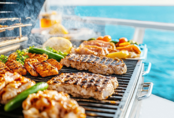 船上BBQ